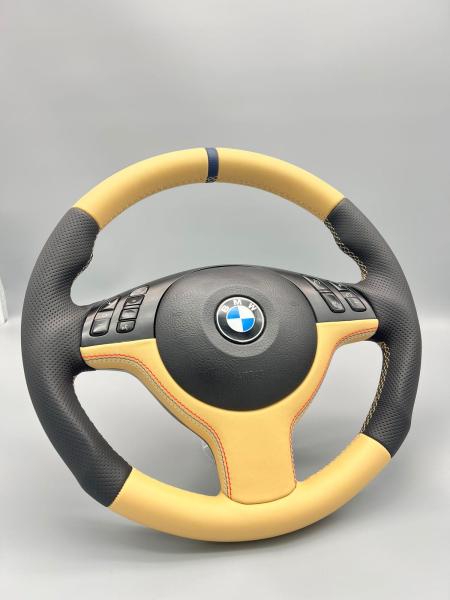 BMW 3er E46 E39 M Beige Sport Lenkrad Neu Beziehen